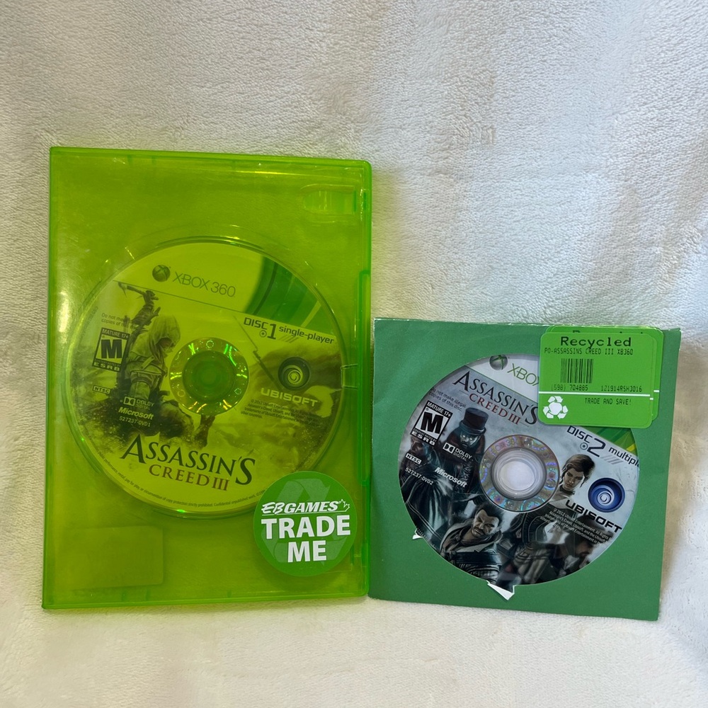 Assassin’s Creed 3 XBOX 360 Game
